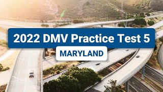 2023 Maryland DMV Practice Test 5 [upl. by Aihsena823]