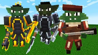 Goblins Tyranny RPG MOD in Minecraft  New Mobs [upl. by Hsotnas]