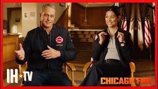 Taylor Kinney amp Miranda Rae Mayo Interview  Chicago Fire 2024 [upl. by Lienhard]