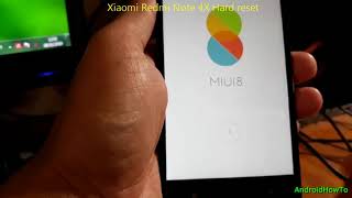 Xiaomi Redmi Note 4X Hard reset [upl. by Lumbye]