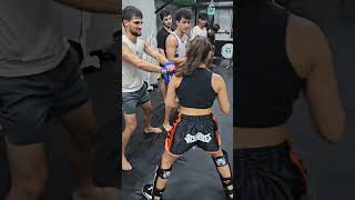 Girl Takes Down Guys with Powerful Leg Kicks [upl. by Major]