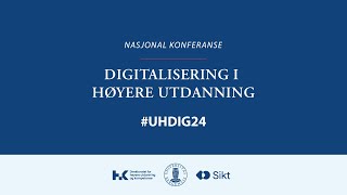 Nasjonal konferanse for digitalisering i høyere utdanning 2024 [upl. by Offen]