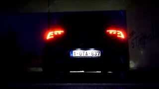 Golf 7 R night view  tunnel revs and acceleration [upl. by Ylrebmic]