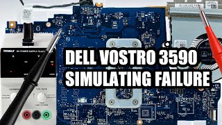 Dell Vostro 3590  Simulating A Short On The Main 19V Power Rail [upl. by Tandi]