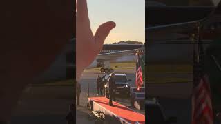 Donald Trump making his entrance to the Latrobe PA Rally 10192024 [upl. by Ytsim]