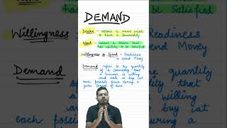 DEMAND II CLASS 11 MICROECONOMICS CH 4 THEORY OF DEMAND II SANYAM BHAYANA II shorts [upl. by Elias]