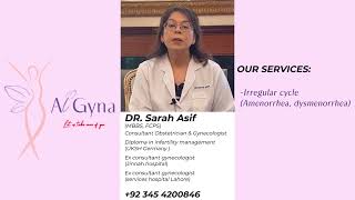 Algyna  Gynecologist in Lahore  Sarah Asif [upl. by Odlawso233]