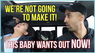 mom gave birth to our baby in the car real footage [upl. by Samuela]