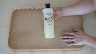 How to Oil a Wooden Chopping Board [upl. by Aiyram]