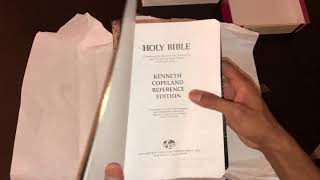 Kenneth Copeland Reference Edition Bible Review KJV Study Bible Genuine Leather Teaching Preaching [upl. by Lotus47]