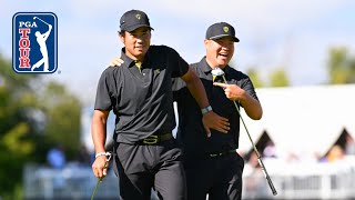 Matsuyama amp Im vs Schauffele amp Cantlay  Super Cut  Presidents Cup [upl. by Annairdna607]