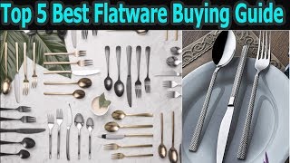 Top 5 Best Flatware In 2020Best Flatware Sets In The Market Best Flatware Review [upl. by Ehttam]