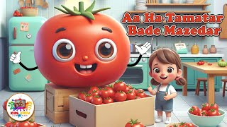 Aha Tamatar Bade Mazedaar  Tamatar Song  Kids Krew Hindi Rhyme  Best songs for kids [upl. by Seraphim20]