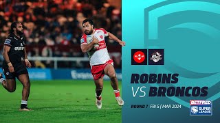 Highlights  Hull KR v London Broncos  2024 Betfred Super League Round 7 [upl. by Jackelyn]