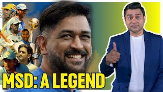 The Man The Myth The Legend  A Tribute to MS Dhoni  Aakash Chopra [upl. by Vaules493]