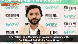 Exclusive Interview with Sohil Barad GM Global Sales Grew [upl. by Lock]