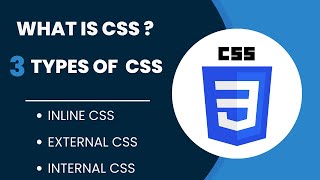 What is CSS in Hindi  Types of CSS  Internal External Inline CSS Full Explanation tutorial [upl. by Irat450]