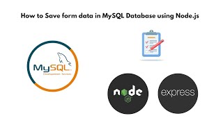 How to Insert form data in MySQL Database table using Node js [upl. by Roee567]