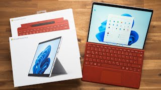 Microsoft Surface Pro 8 Unboxing amp First Impressions [upl. by Nosirrag]