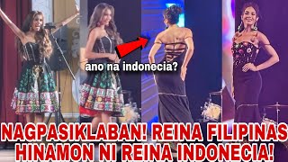 TINAPATAN NI REINA FILIPINAS SI REINA INDONECIA SA REINA HISPANOAMERICANA 2024  Michelle Arceo [upl. by Maleen]