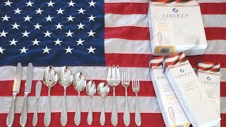 Made in the USA Liberty Tabletop Flatware Review  Betsy Ross [upl. by Macdonell]