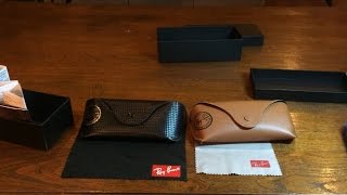 Ray Ban Clubmaster Wood RB3016M 100 Original Unboxing amp Preview [upl. by Klemm]