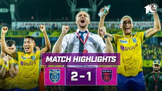 Match Highlights  Kerala Blasters FC 21 Odisha FC  MW 5  ISL 202324 [upl. by Yllime]