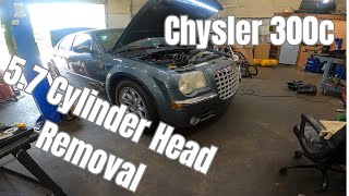 Chrysler 300c Cylinder head removal [upl. by Theall]