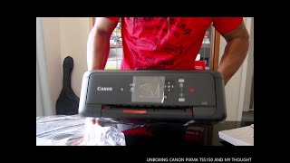 UNBOXING CANON PIXMA TS5150 AND MY THOUGHT [upl. by Belita]