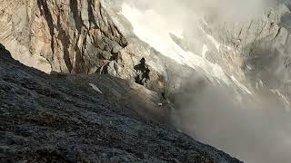 Marmolada vetta dalla ferrata e via normale in discesa [upl. by Eidroj]