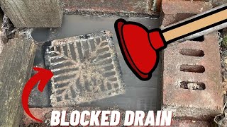 Blocked Sink Gully  Drain Unblocking [upl. by Oniskey]