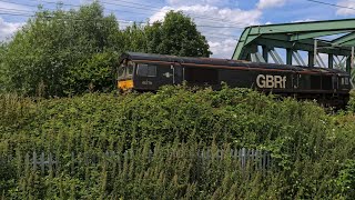 GB Railfreight 66779 Evening Star  Light Locomotive move 0L37 18th July 2024 [upl. by Russ]