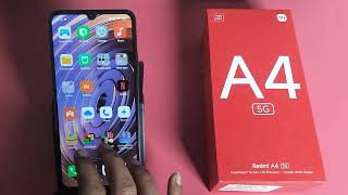 How to set Pin password in Redmi A4 5G  Redmi me Pin password kaise lagaye [upl. by Tyrus]