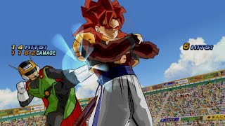 Fusion SS4 Gogeta DBZ Infinite World X100 Big Bang Kamehameha Touch of Death Combo [upl. by Weeks546]