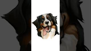 Drawing a berner sennen dog [upl. by Boser247]