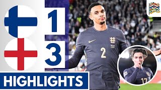 ⚪Finland vs England 13 Extended HIGHLIGHTS  UEFA Nations League [upl. by Gervais440]