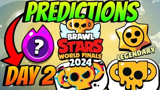 World Finals Day 2  Predictions  Brawl Stars [upl. by Silvan]