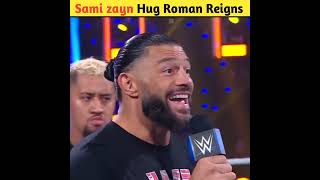 Roman Reigns rewards Sami Zayn during the Bloodlines Acknowledgement Ceremony shorts wwe [upl. by Windzer540]