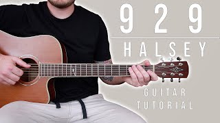 How to Play quot929quot by Halsey on Guitar for Beginners EASY [upl. by Atteselrahc789]