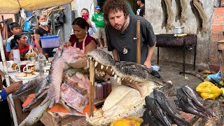 El mercado más EXTRAÑO que he visitado  Amazonas Belén Perú [upl. by Assilev610]