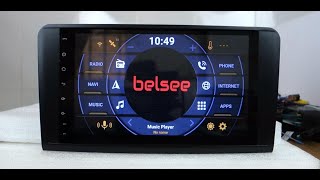 Belsee Mercedes ML Class W164 GLClass X164 Wireless Apple CarPlay Android 11 Auto 9quot Screen Radio [upl. by Anirbed]