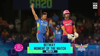 Betway Moment of the Match  Match 19  Marcus Stoinis PRvDSG [upl. by Seugram]