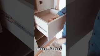 Hidden locker 😲😲 furniture furnituredesign interiordesign shortsfeed shortvideo shorts [upl. by Ettena]