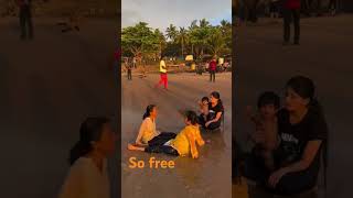 So so free so beautiful india travel beach ayurveda kerala [upl. by Ellecrad]