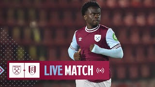 West Ham United U21 v Fulham U21  Premier League 2  Live Match [upl. by Bettencourt36]