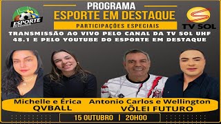 PARTICIPAÇÕES AO VIVO DAS EQUIPES CAMPEÃS DO 1º CAMPEONATO DE VÔLEI MUNICIPAL DE INDAIATUBA 2024 [upl. by Say]