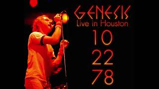 Genesis  Live in Houston  October 22nd 1978 [upl. by Leoy100]