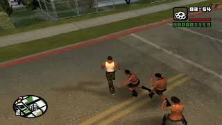 las cariñosas me persigen gta san Andreas [upl. by Aenit]