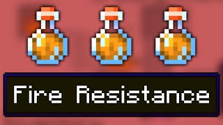 How to make a Potion of Fire Resistance in Minecraft [upl. by Chappelka]