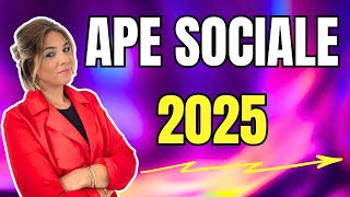 Novità Legge di Bilancio 2025  Ape Sociale [upl. by Julia]